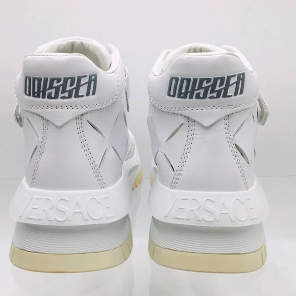 RARE Versace Odissea Sneaker 'Cut-Out - Optical White' US Mens 11 - Picture 5 of 11
